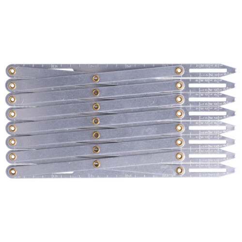 Aluminium naaimeter met verstelbare lengte 2