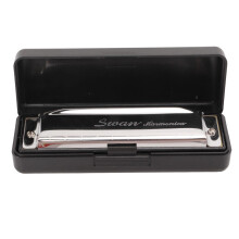 G-toonaardharmonica met 10 gaten en 20 tonen, roestkleurig.