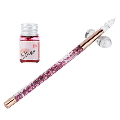 Glaspenna Hållbar Vacker Bärbar Elegant Stil 2