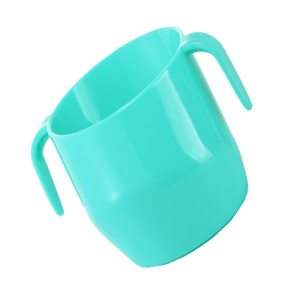 Ergonomic Boys and Girls Drinking Cup Portable Training Mug for Toddlers With Handles and Slanted Mouth Water Cup