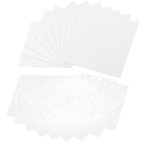 9-teiliges Mandala-Malvorlagen-Zeichenschablonen-Set