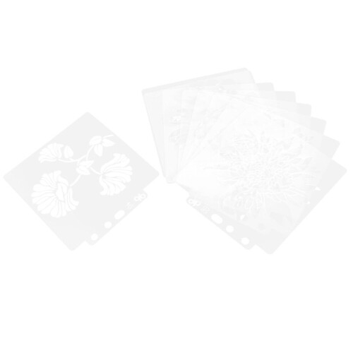 9-teiliges Mandala-Malvorlagen-Zeichenschablonen-Set 2