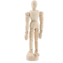 Konstklass Träfigur Manlig Mannequin
