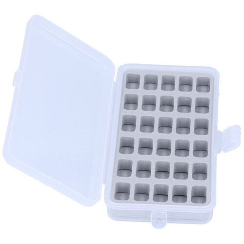 Bobbin Box Organizer Plastic Case Transparent 30