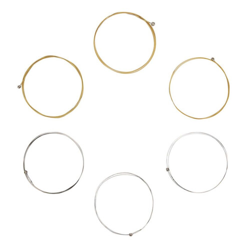 6Pcs Acoustic Guitar Practice String Set