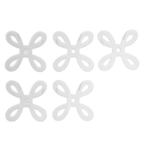 5 bobinas de hilo de acrílico transparente
