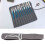 Grauer Pinselhalter aus Canvas, Stiftrolle 4