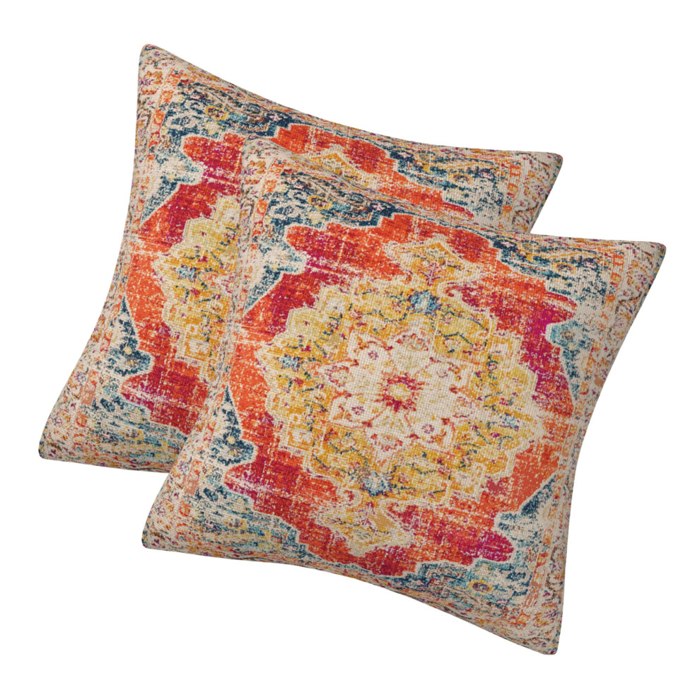 2Pack Eclectics Bohemian  Throw Pillow Cover Pillowcover for-7