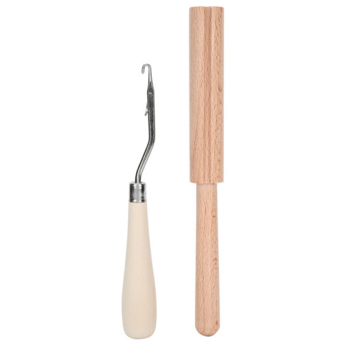 Bent Latch Hook Tool DIY Hand Made Carpet Crochet