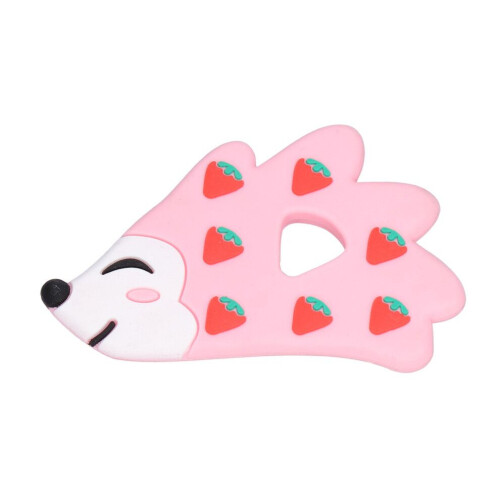 Baby Teether Oral Protection Strawberry Hedgehog