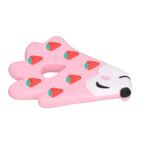 Baby Teether Oral Protection Strawberry Hedgehog 2