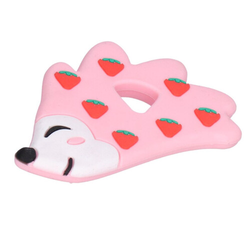 Baby Teether Oral Protection Strawberry Hedgehog 1