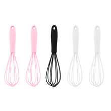 Mehrzweck-Schneebesen, tragbarer Mini-Schneebesen für Outdoor-Küche, ideal für Antihaft-Kochgeschirr, ergonomisches Design, hitzebeständig bis