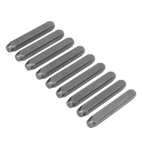 Ensemble de 9 tampons chiffres professionnels de 5 mm 2