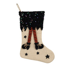 Unique Halloween Festival Sock Ornament Stylish and-Beige socks