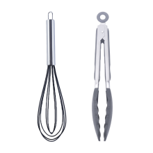 Professionelles Küchenzubehör-Schneebesen-Set für antihaftbeschichtetes Kochgeschirr, langlebiger Edelstahl mit komfortablem Griff und