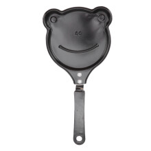 Cast Iron Mini Skillet Multi-Use Mini Frying Pan Great for Making Omelets Fried Eggs Pancakes Nonstick Coating Easy to Store with Hanging Hole, Nonsti