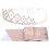 Födelsedagsflicka Skärp Tiara Roséguld Strössel 1