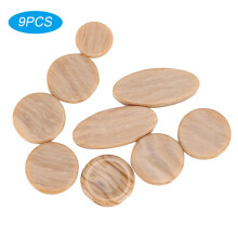 9Pcs Saxophone Keys Button Inlay Plastic