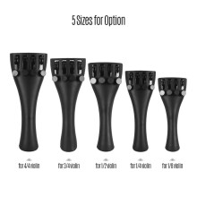 Staartstuk van koolstofvezel voor viool/fiddle, geschikt voor 1/8 inch