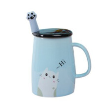 Keramische kattenmok met uniek cadeau voor kattenliefhebbers, ergonomisch ontwerp, hoogwaardige keramische constructie, creatief ontwerp voor warme