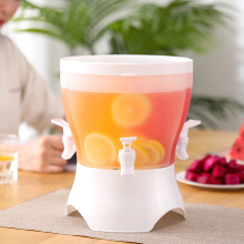 3-i-1-dryckesdispenser för servering av drycker, livsmedelsklassat PP-material med läckagesäker krandesign och 360 roterbar bas, perfekt för