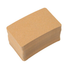 Cartulina imprimible en papel Kraft grueso en blanco