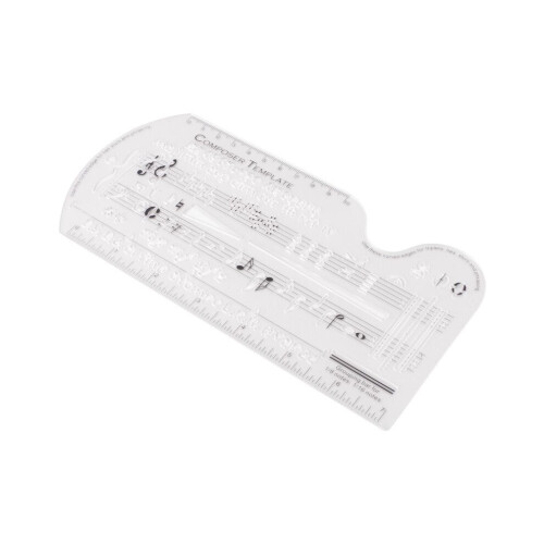 Composer Template Sheet Music Drawing Sheet Ruler 1