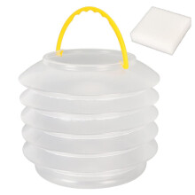 Zusammenklappbarer Pinselreiniger, transparent