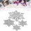 Skärform snöflingeformad kolstål DIY 5
