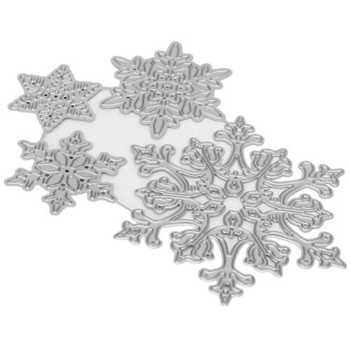 Skärform snöflingeformad kolstål DIY 2