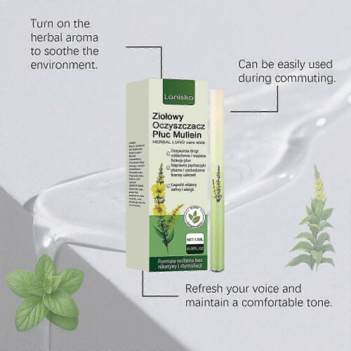 (4PCS)1-5PCS Lung Cleanse with Herbal Diffuser Pen 1.5ml 2