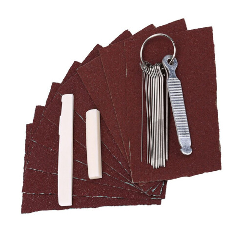 Guitar Bone Bridge Saddle Nuts Sand Paper Files 1