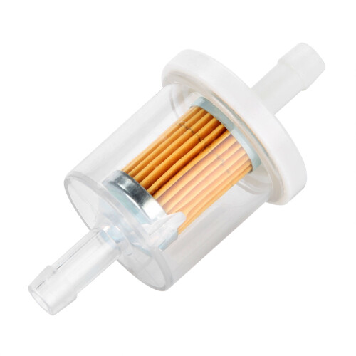 10pcs 1/4" Plastic Inline Fuel Gas Filters for Small Engines 2