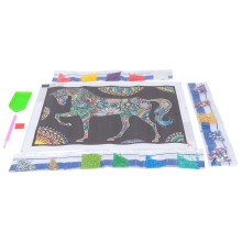 Pintura de diamante artesanal de resina luminosa 5D