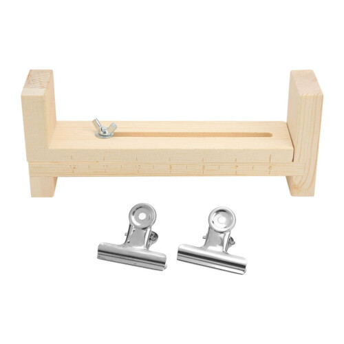 Bracelet Weaving Rack Solid Wood Adjustable Length