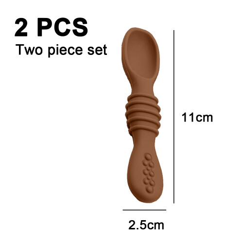 Κουτάλι μάσησης σιλικόνης First Stages Feeding Essential, με οδηγό για απογαλακτισμό μωρού, 1