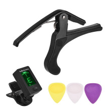 Gitarrtillbehörsset för nybörjare med clip-on