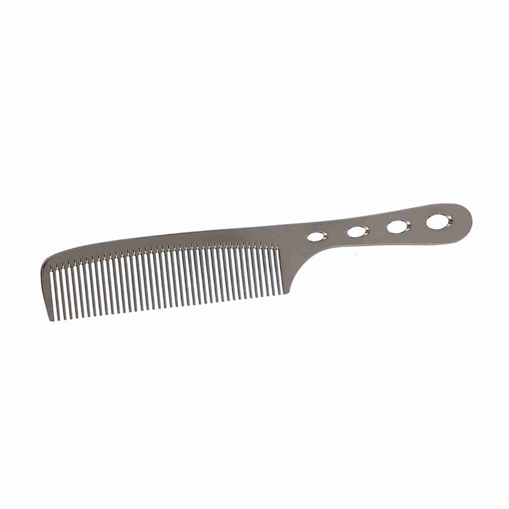 Black01 Anti Static Hair Comb Aluminium & Steel Easy to Manage and Detangle