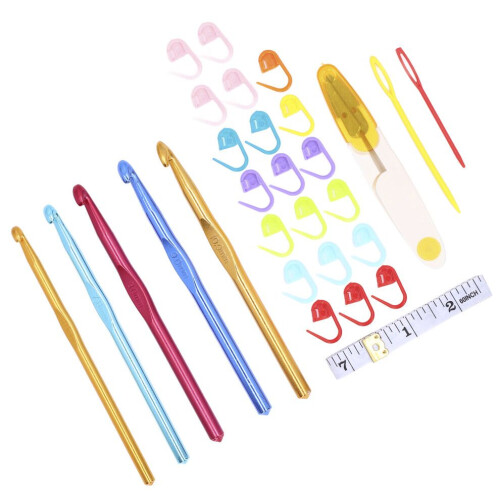 Crochet Hooks Aluminum Material Ergonomic Handle 2
