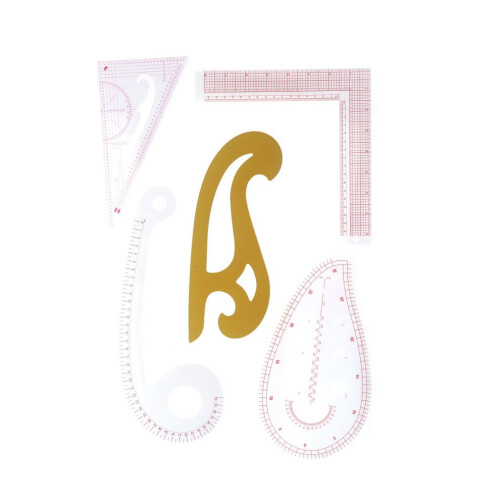 Curve Ruler 5 Piece Set Cutting Ruler Clothing
