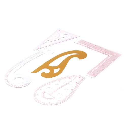 Curve Ruler 5 Piece Set Cutting Ruler Clothing 1