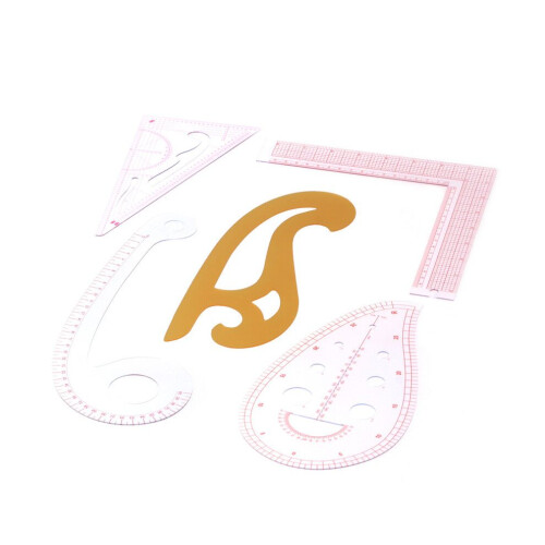Curve Ruler 5 Piece Set Cutting Ruler Clothing 2