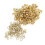 Messing oogjes/grommets met ringen voor leer 2