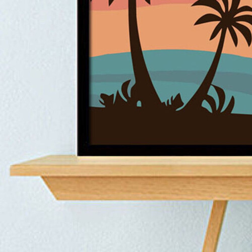 DIY-Malen tropisches Landschaftsmuster Acrylfarbe 2