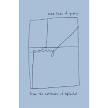 Some Lines of Poetry by bpNichol Paperback Book