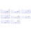 9Pcs TShirt Alignment Tool DIY VNeck Ruler PVC 4