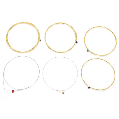 6Pcs Guitar String Carbon Steel Core Phosphor 1