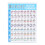Gitarrackordposter 56 färgkodade bestrukna papper 1