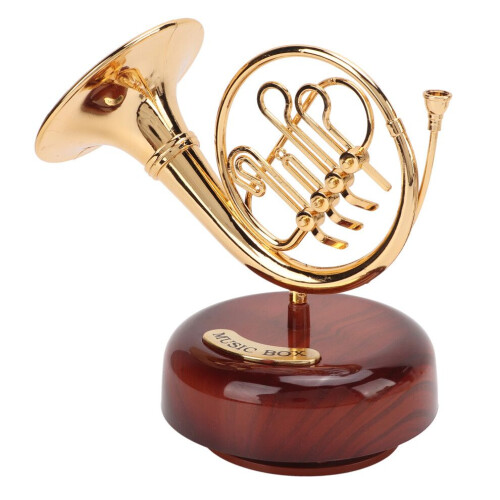 Valthornsprydnad Klassisk miniatyrdesign 2